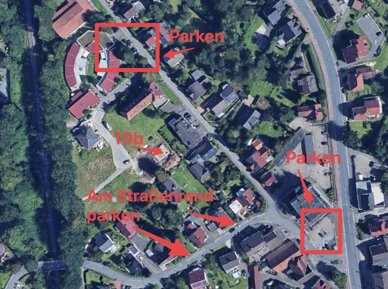 Parkmöglichkeiten in der Umgebung